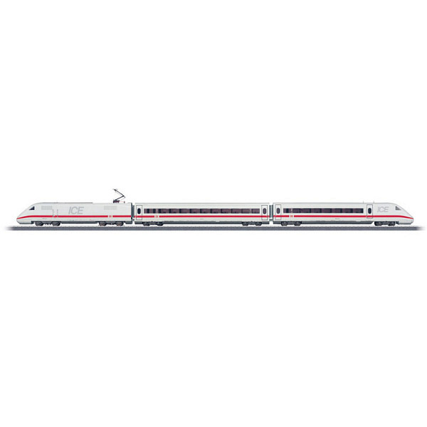 Dreiteilige Zuggarnitur ICE BR 402 der DB AG, Triebkopf mit mfx-Sounddecoder 