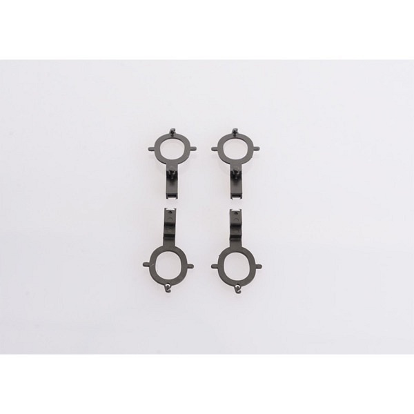 Deichsel-Kupplung Graphit ( 4 Stk.) für verschiedene Güterwagen. 