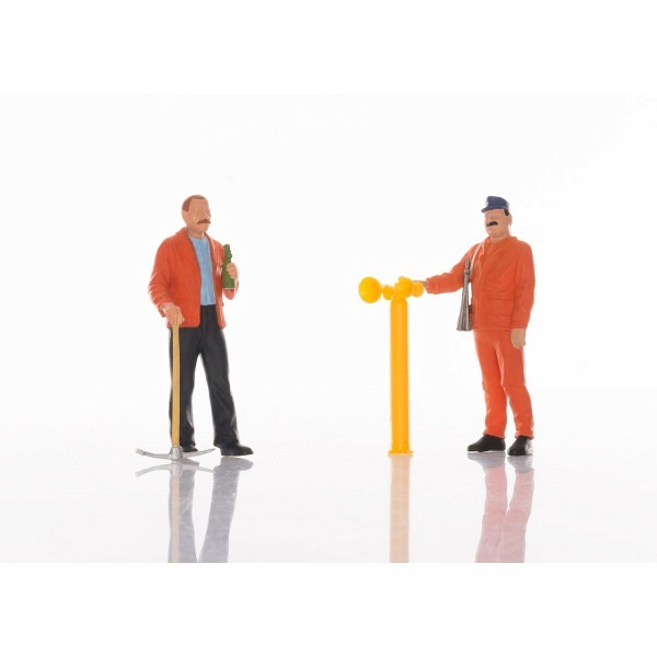 Spur LGB:  2 Gleisarbeiter  