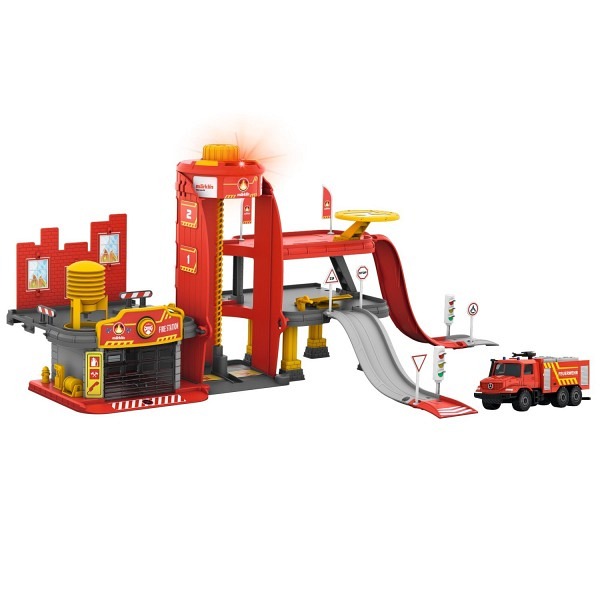 Feuerwehr Station mit Licht- und Soundfunktion. 