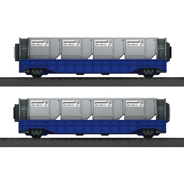 Märklin my world - Wagen-Set ( 2 Stk.) Airport Jettainer 