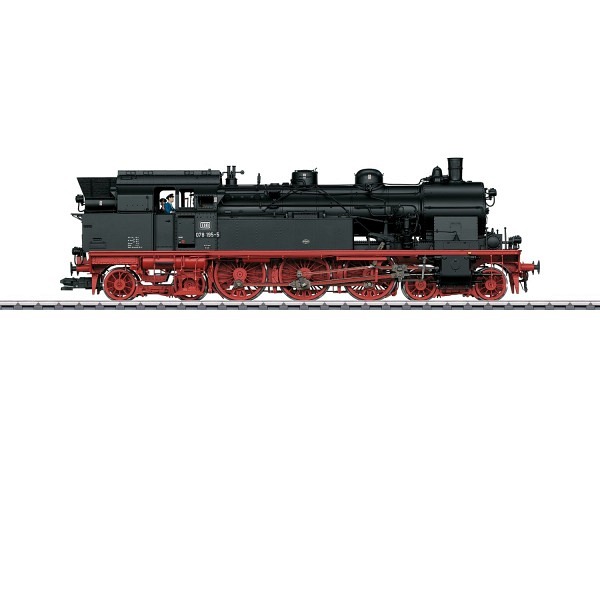 Spur 1:  Tender-Dampflokomotive BR 078 der Deutschen Bundesbahn (DB). 