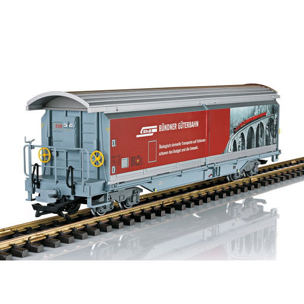 RhB Schiebewandwagen Hai-tvz "Bündner Güterbahn" 