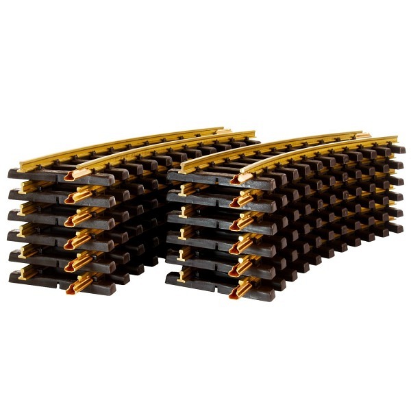 12 Stk. Gebogenes Gleis, R1 = 30°  
