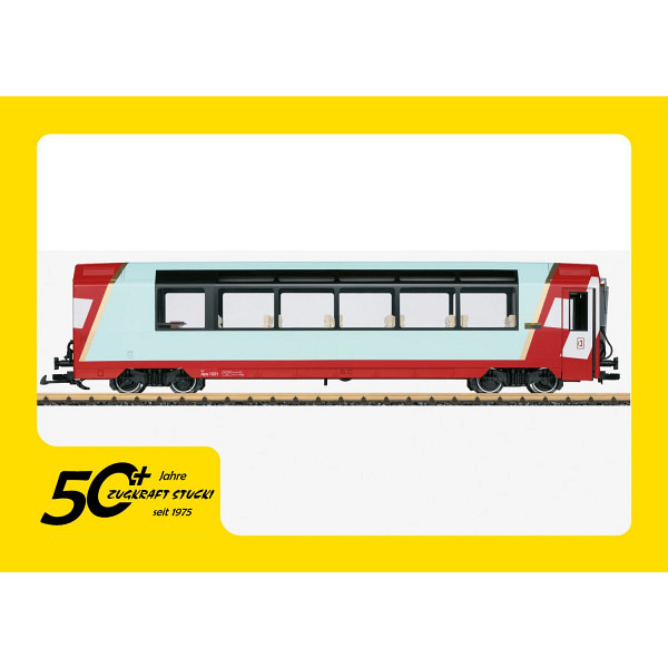 Jubiläumsangebot  50 Jahre Zugkraft Stucki RhB Panoramawagen Excellence Class  