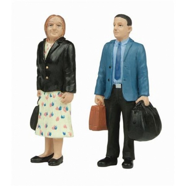 Spur LGB:  2 stehende Reisende  