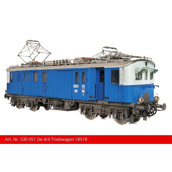 Spur 1: SBB Fe 4/4 18518, "Zürcher Anstrich", auch "Arbeiter-Pullmann" genannt 