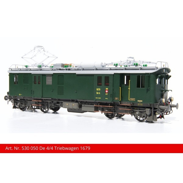 Spur 1: SBB De 4/4 1679, tannengrün, Depot Rorschach/Winterthur  "SBB Historic" 