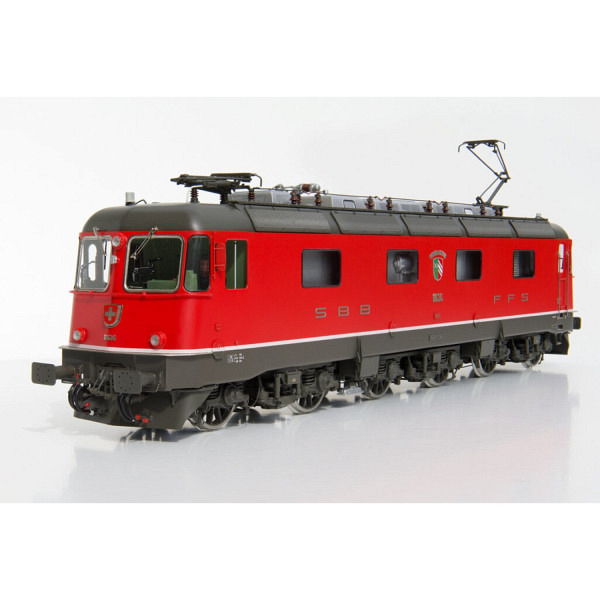 Spur 0:  SBB Re 6/6 11636 "Vernier-Meyrin" rot, runde Lampen, ohne Klima - Ausverkaufsartikel - wir haben nur noch 2 Loks an Lager  