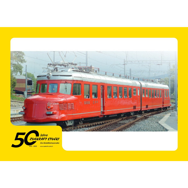 Jubiläumsangebot  50 Jahre Zugkraft Stucki - SBB Doppel-Triebwagen RAe 4/8 "Churchill"      