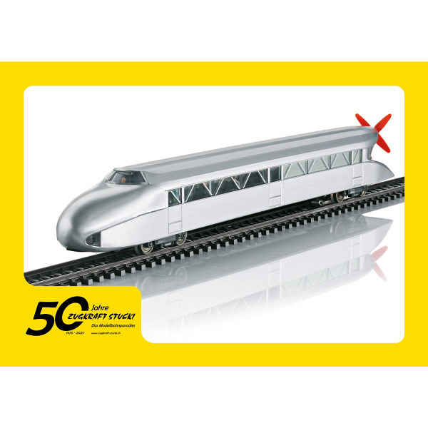 Jubiläumsangebot  50 Jahre Zugkraft Stucki    Schienenzeppelin   