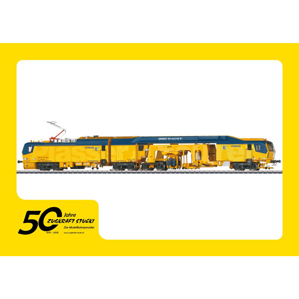 Jubiläumsangebot  50 Jahre Zugkraft Stucki Gleisstopfmaschine Unimat P&T 09-4x4/4S E3    