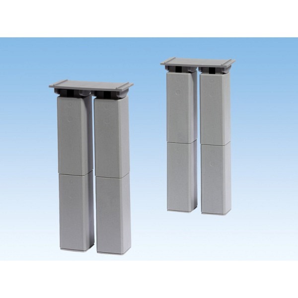 Doppelpfeiler,  2 Stück,  je 9,4 cm hoch, kürzbar 