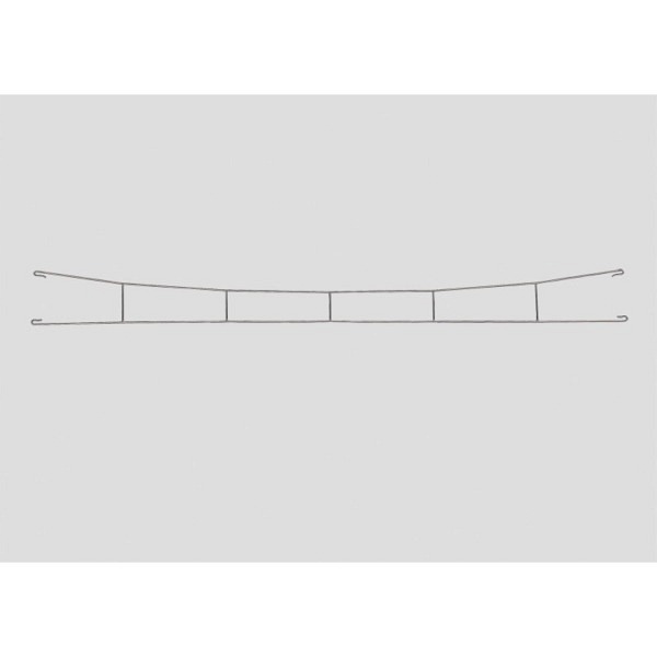 Fahrdrahtstück L= 228mm, Packung mit 5 Stück. 