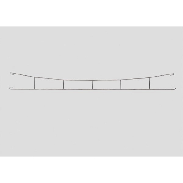 Fahrdrahtstück L = 203 mm, Packung mit 5 Stück. 