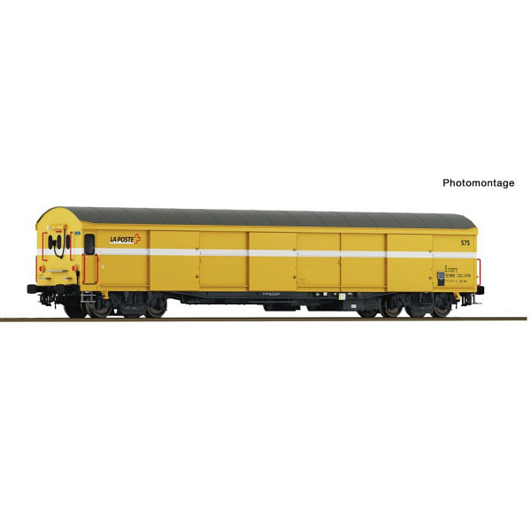 Vierachsiger Paket-Postwagen, Typ Z-5, der Wascosa. - Dieser Wagen verfügt über einen Mittelschlei..
