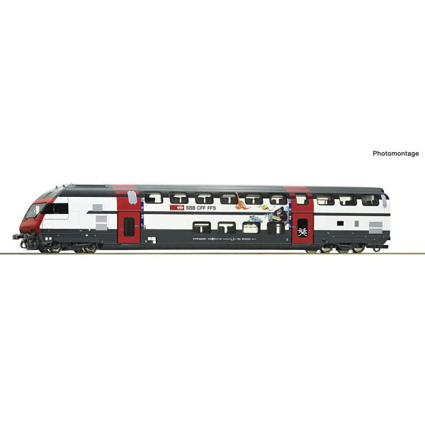 Doppelstock-Steuerwagen, SBB - geeignet für das 3-L-ACS-System Märklin