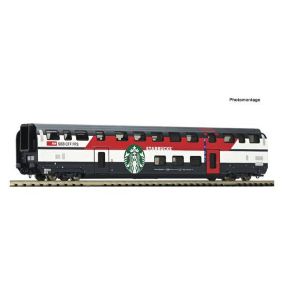 Doppelstockspeise- und Bistrowagen, SBB - Wir wechseln die Achsen auf Wunsch kostenlos auf AC-Märklin-System 