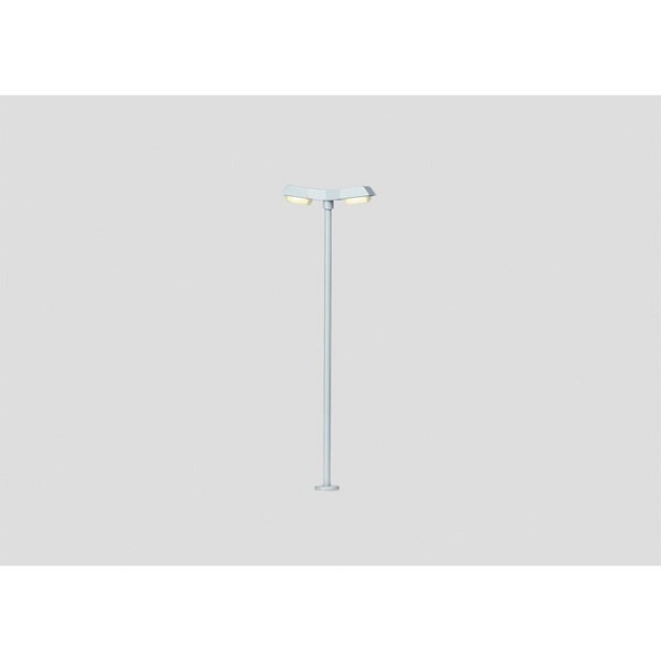 Strassenleuchte modern, doppelt. Höhe 100 mm  