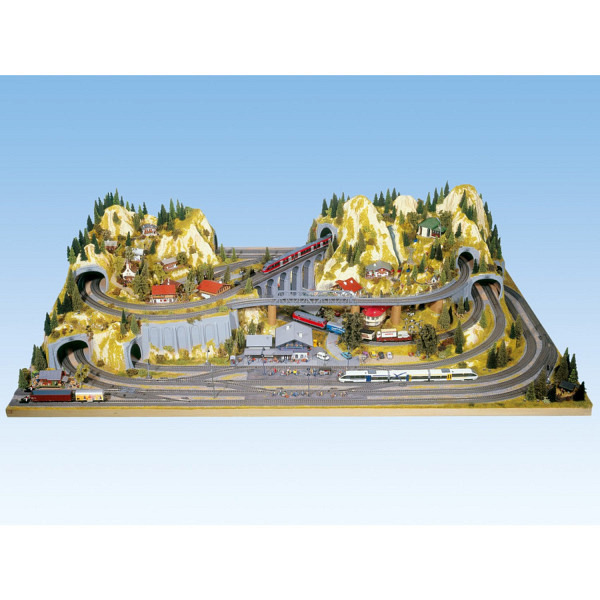 Fertiggelände "Silvretta" 220 x 140 cm  -  