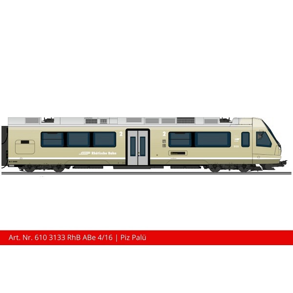 Spur LGB:  RhB ABe 4/16 Capricorn "Piz Palü" -  Capricorn zu deutsch: Steinbock 