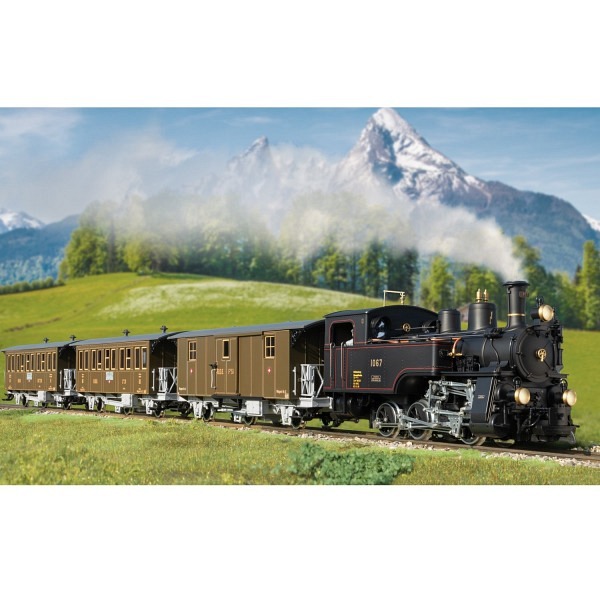 Ballenberg-Zahnrad-Dampflok HG 3/3 mit der Betriebsnummer 1067  