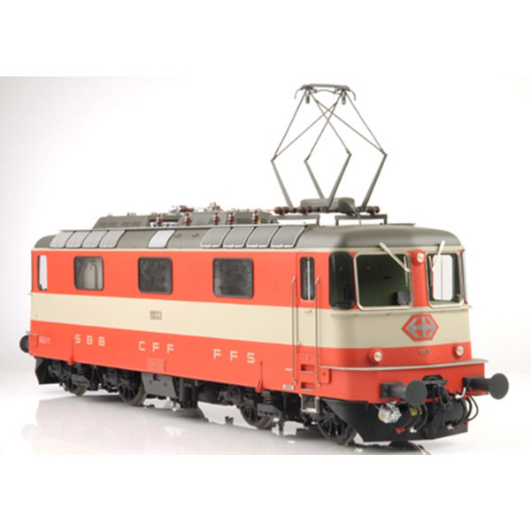 Spur 1:  SBB Re 4/4 II 11133, Swiss Express, runde Scheinwerfer. - Zum Jubiläum "50 Jahre Swiss Ex..