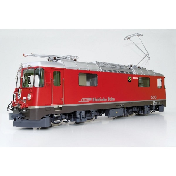 Spur LGB:  RhB Ge 4/4 II  633 "Zuoz"  rot, runde Lampen  