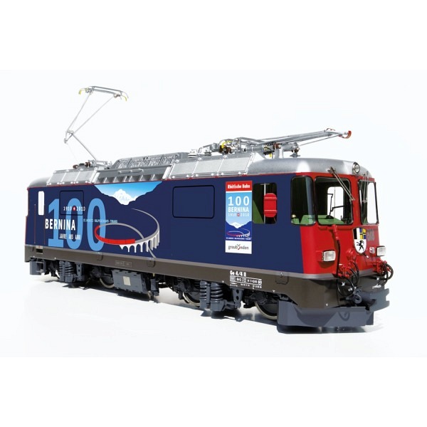 Spur LGB:  RhB Ge 4/4 II  619 "100 Jahre Bernina" - eckige Scheinwerfer  