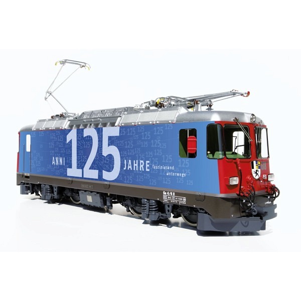 Spur LGB:  RhB Ge 4/4 II  623 "125 Jahre Rhätische Bahn" - eckige Scheinwerfer  