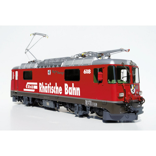 Spur LGB:  RhB Ge 4/4 II  618 "Bergün" rot, eckige Scheinwerfer 
