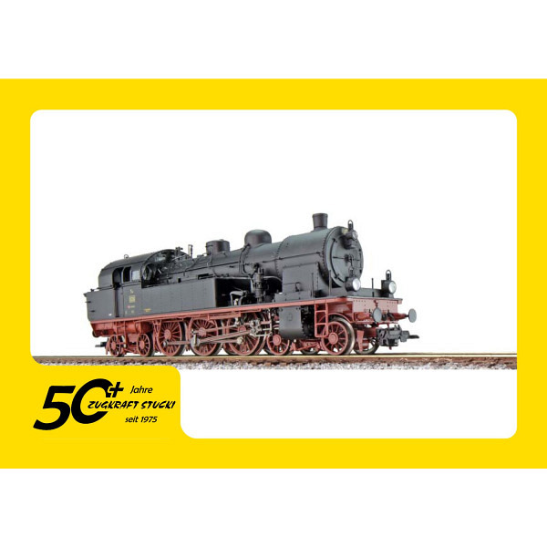 Jubiläumsangebot  über 50 Jahre Zugkraft Stucki   Dampflok T18  1126 K.wü StsB, schwarz, Doppelrau..