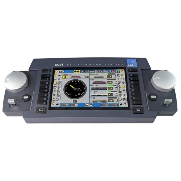 ECoS 2.5 Zentrale, 6A, 7" TFT Display, Capacitive Touch, MM/DCC/SX/M4,  Netzteil Ausgang 15V-21V 1..