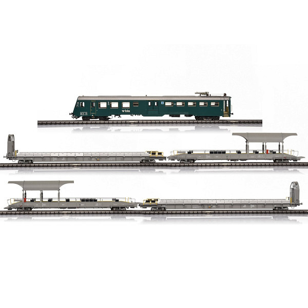 Limitierte Sonderserie:  BLS  Autozug  - Geeignet für das 3-L-System ACC von Märklin        