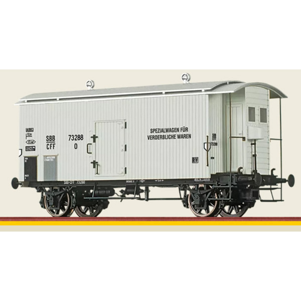 SBB Kühlwagen K2  -  Betriebsnummer: 73 288  -- Dieser Wagen verfügt über WS-Achsen und passt perf..