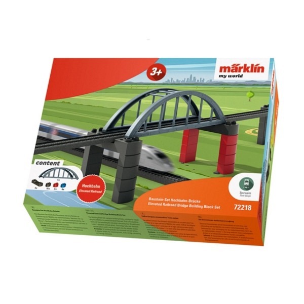 Märklin my world - Baustein-Set Hochbahn-Brücke 