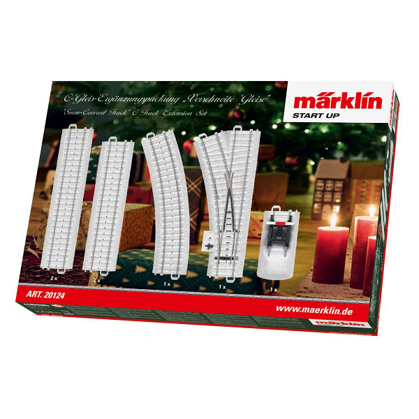 Märklin Start up - C-Gleis-Ergänzungspackung "Verschneite Gleise" 