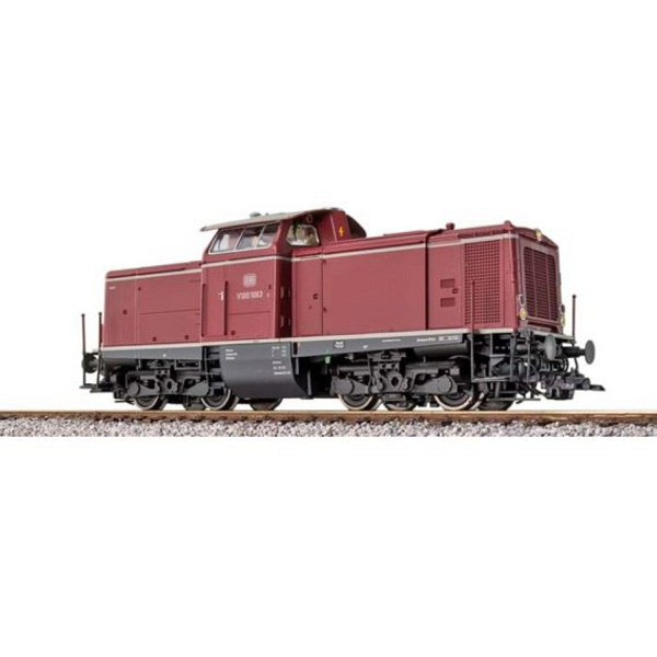 Diesellok V100 1063, DB, Vorbildzustand um 1966, altrot, Sound+Rauch