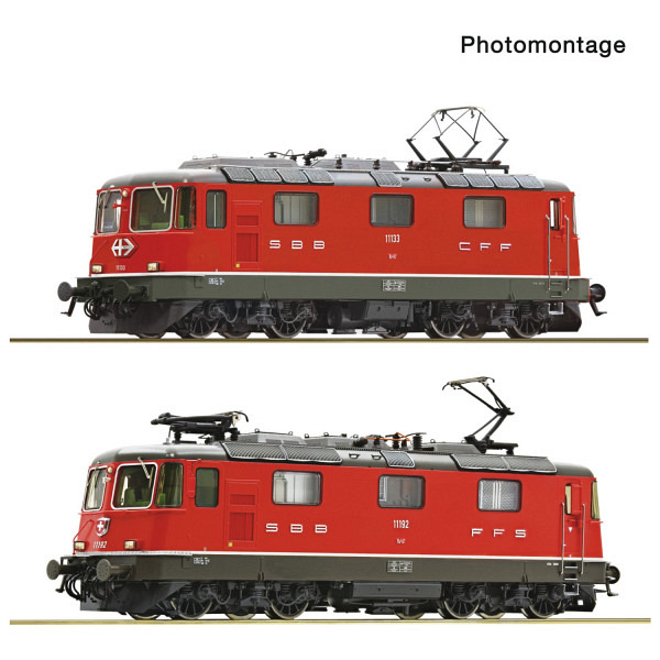 SBB  2-tlg. Set: Elektrolokomotiven Re 4/4 II 11133 und Re 4/4 II 11192 - geeignet für das 3-L-ACS..