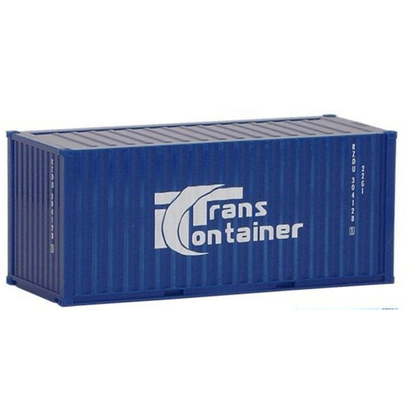 Spur 1:  20 ft Container "Trans Container" zu Containertragwagen Sgns 