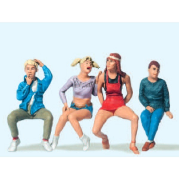 Spur LGB:  Sitzende Jugendliche 