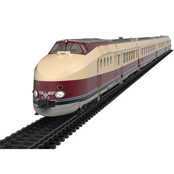 Diesel-Schnelltriebwagenzug VT 18.16  - Nachbildung der wiederaufbereiteten 4-teiligen Museumsgarn..