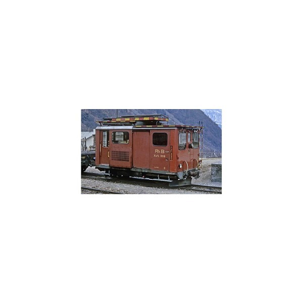 Spur HOm:  RhB Xm 2/2 9916, Turmtriebwagen oxidrot "Jahresmodell" 2025 Sound - es handelt sich vor..