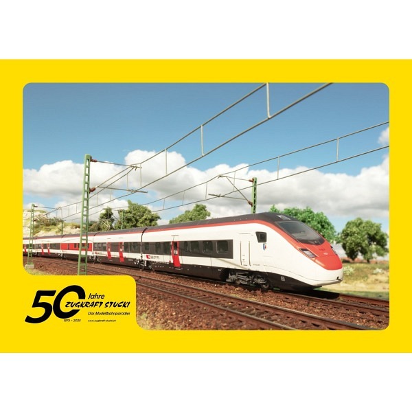 Jubiläumsangebot  50 Jahre Zugkraft Stucki  Kompletter 11-teiliger SBB Triebzug Giruno RABe 501 00..
