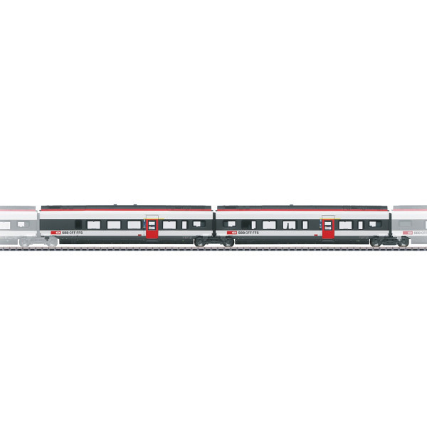 Ergänzungswagen-Set 3 zu SBB Giruno RABe 501 022 