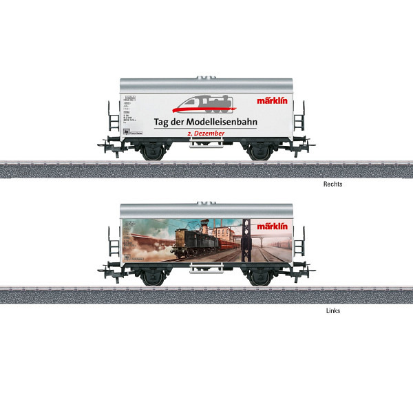 Güterwagen zum Tag der Modellbahn am 2. Dezember. 