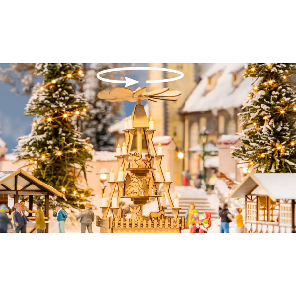 micro-motion Weihnachtsmarkt-Pyramide 