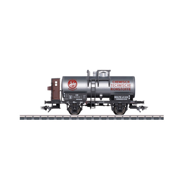 BOLTE Kesselwagen DB 564 043, mit silberfarbigem Kessel, mit Bremserhaus 