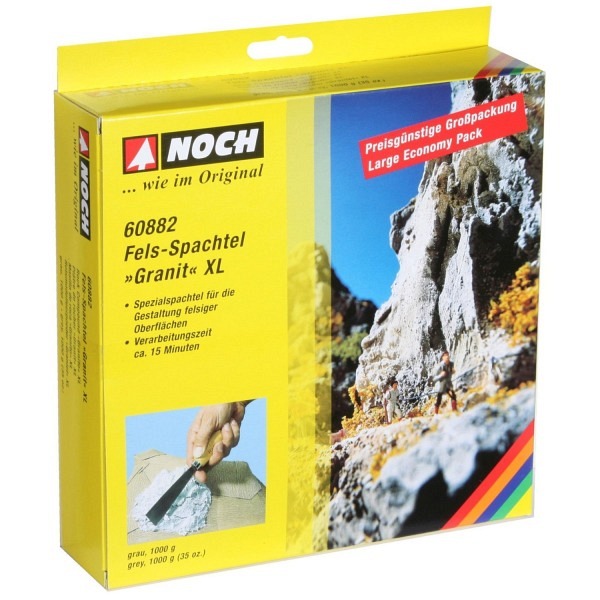 Fels-Spachtel XL Granit grau, 1000 g  
