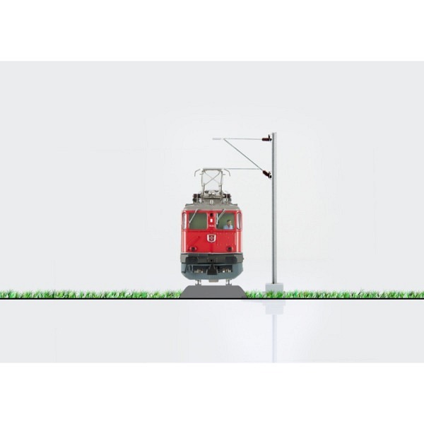 2 Stk. SBB H-Profil-Streckenmast, passend zur Märklin-Oberleitung 